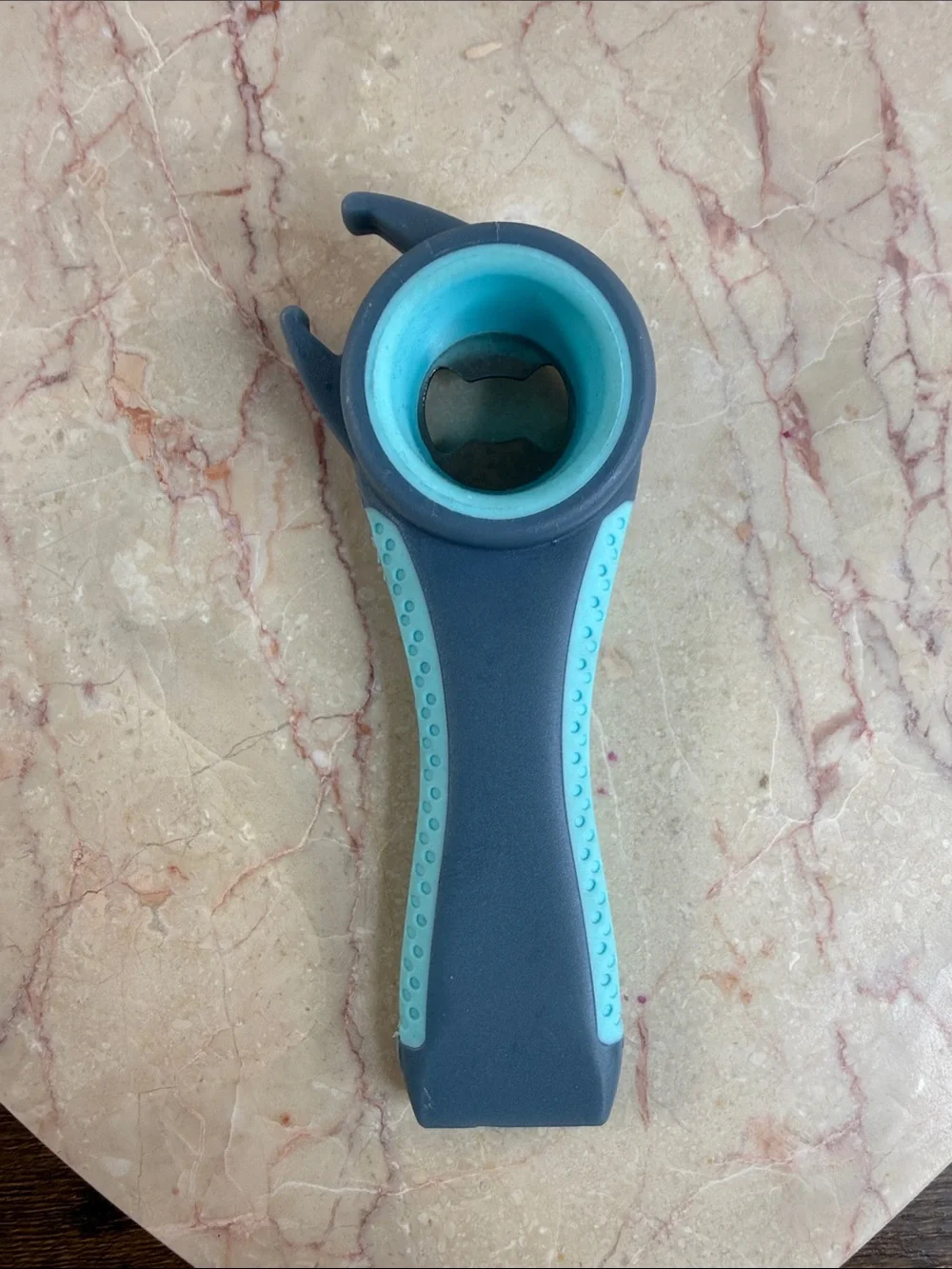 Gray and Teal Multi-Function Bottle Opener for Women